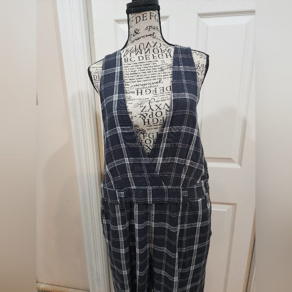 Free People Size 8 Plaid Women's Jumpsuit - Picture 8 of 14